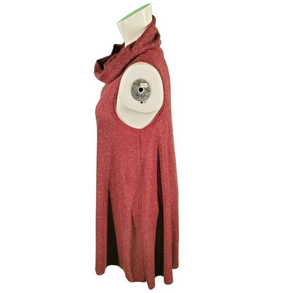 Urban Outfitters BDG Sleeveless Knit Mini Retro Style Dress Burgundy Sz M - Picture 2 of 5